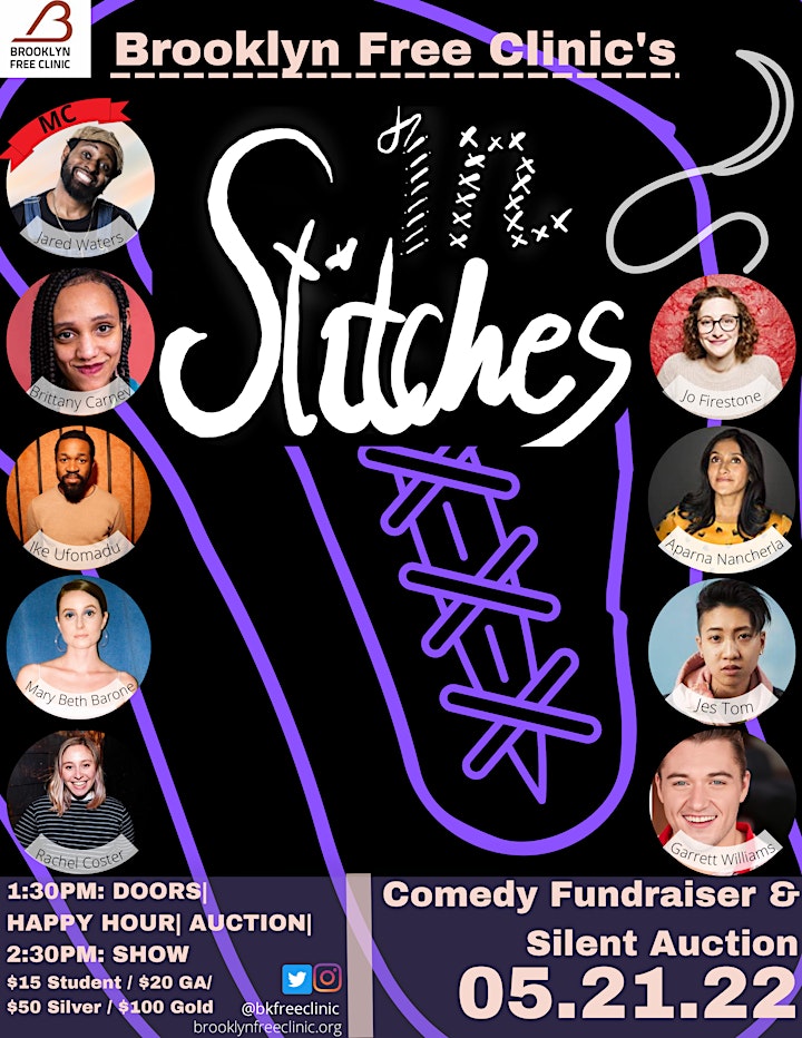In Stitches: A Comedy Fundraiser for The Brooklyn Free Clinic image