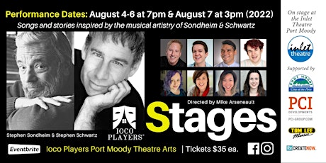 STAGES: Songs of Sondheim & Schwartz: Broadway Concert-Style Musical Revue tickets
