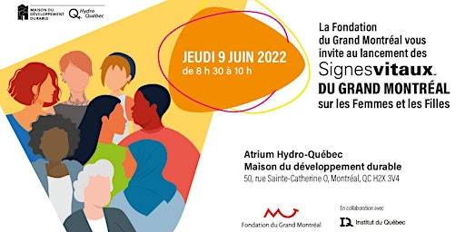 La FGM vous invite au lancement des Signes vitaux du Grand Montréal