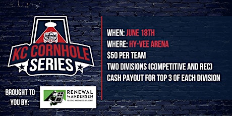 KC Cornhole Series Tournament at Hy-Vee Arena tickets