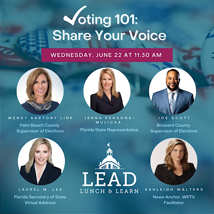 LEAD Lunch & Learn: Voting 101 image