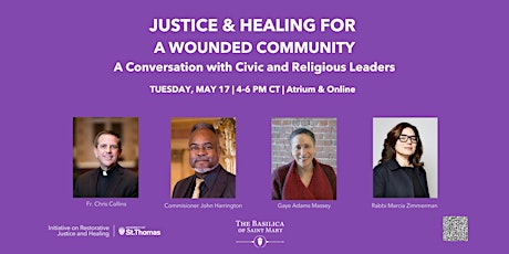 Justice & Healing for a Wounded Community tickets