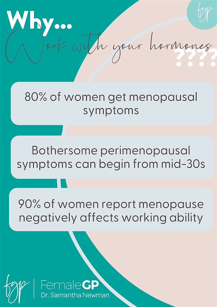 Work with your hormones: Womens Health Workshop image