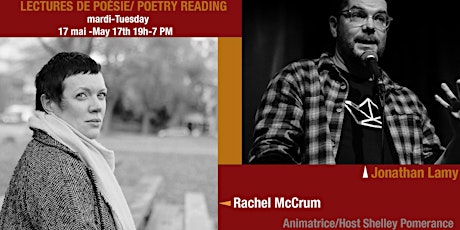 Focus poésie sur Zoom - Rachel McCrum & Jonathon Lamy tickets