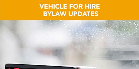 Wood Buffalo Vehicle for Hire Bylaw Open House