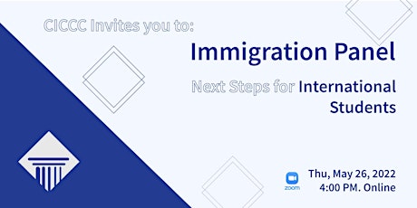 Immigration Panel | Next Steps for International Students tickets