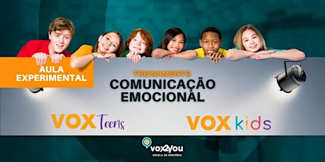 Imagem principal do evento Aula Experimental GRATUITA – Vox Kids e Vox Teens