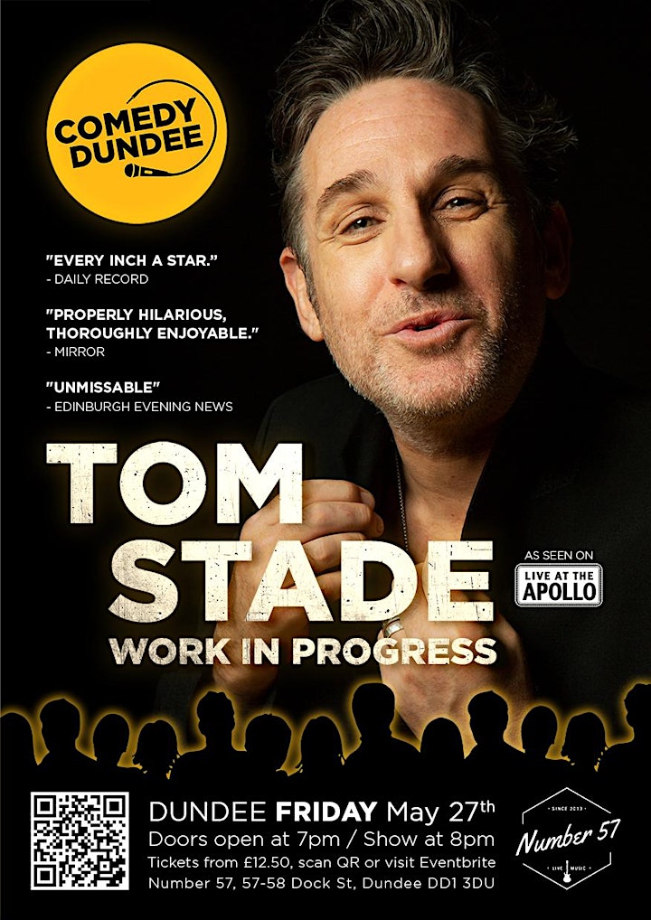 Tom Stade LIVE in Dundee: Work In Progress image
