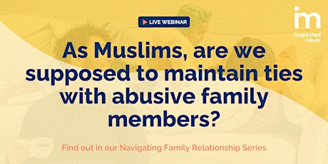 Navigating Family Relationships within Muslim Communities tickets