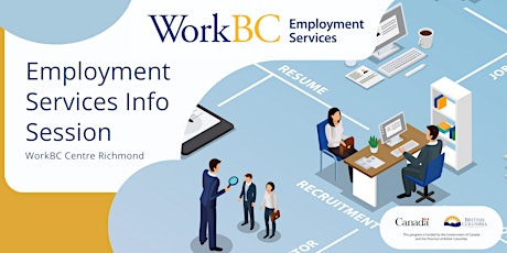 WorkBC Richmond: Employment Services + Skills Training Info Session tickets
