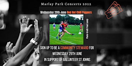 BSJ Stewarding - Marlay Park area - Red Hot Chilli Peppers