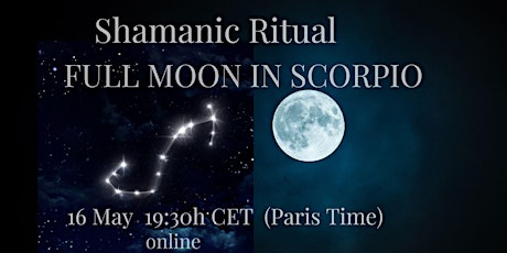 Primaire afbeelding van Shamanic Drum Ritual - Full Moon in Scorpio