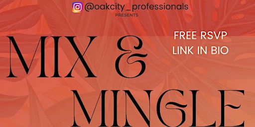 Oak City Professionals (OCP): Mix ‘N Mingle