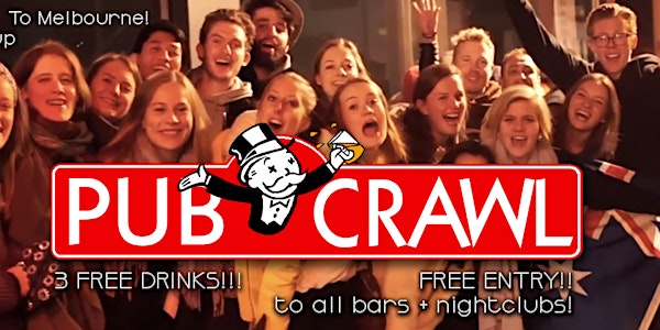Nightclub Crawl! 3 Free Drinks and free Venue Entry