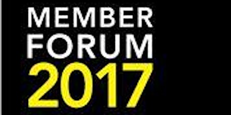 2017 Member Forum -  Edmonton, AB primary image