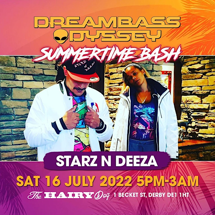 A DreamBass Odyssey presents a 10 hour, two room, Summer Time Bash in Derby image