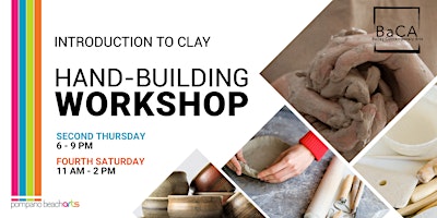 Imagem principal do evento Introduction to Clay – Hand Building
