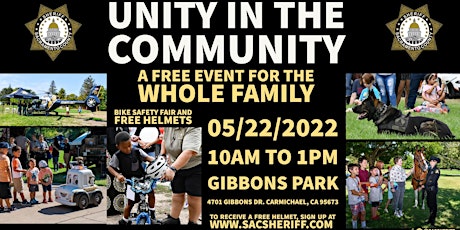 Unity in the Community Bike Helmet Give-Away! tickets