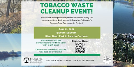 Spring 2022 Tobacco Waste Cleanup tickets
