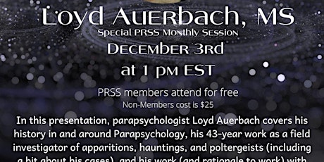 - PRS Society Presents: Loyd Auerbach, MS