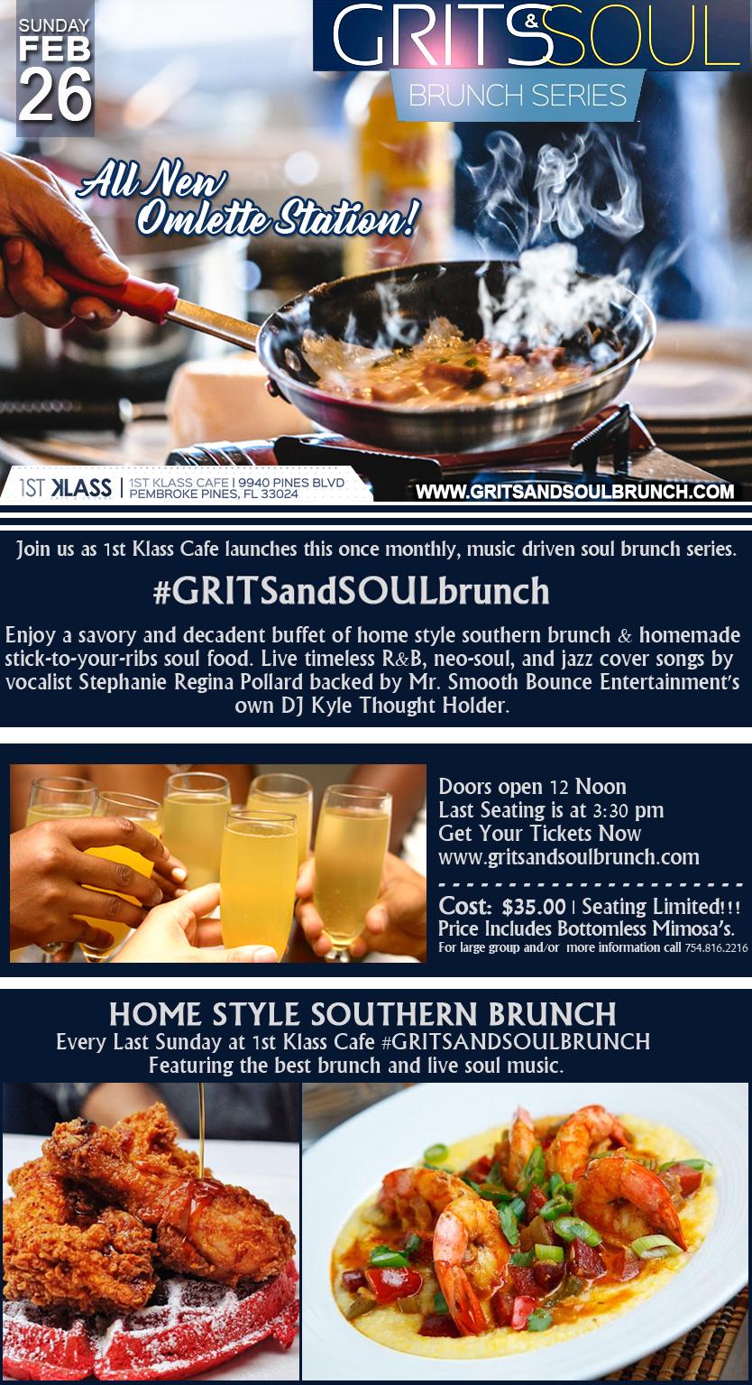 GRITS and SOUL Brunch Series | Live Music, Bottomless Mimosas and More