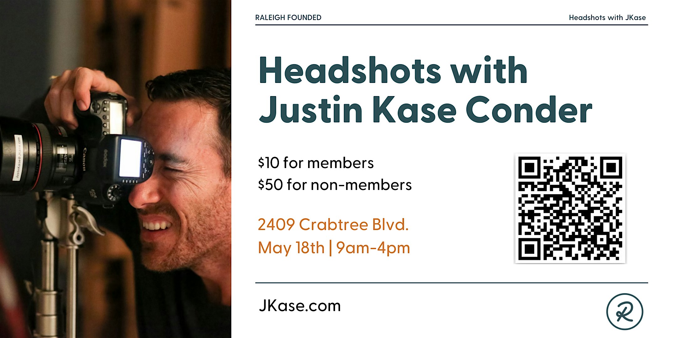 Headshots with Justin Kase Conder – Commercial and Editorial Photographer