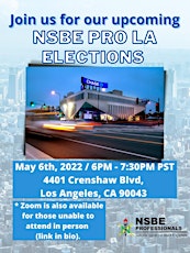 NSBE Pro LA Elections 2022-2023 primary image