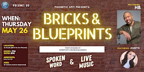 Bricks & Blueprints (Vol V) tickets
