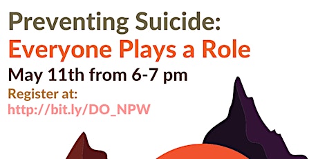 Imagem principal do evento Preventing Suicide: Everyone Plays a Role