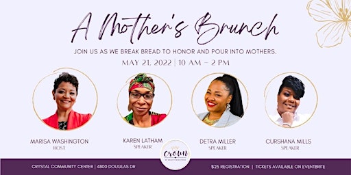 A Mother's Brunch.  Invite all Moms who need fellowship and sisterhood!
