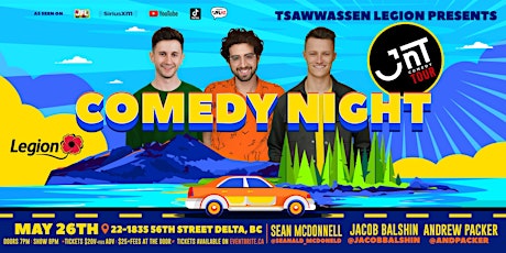 Comedy Night in Tsawwassen | JNT Comedy Tour @ Tsawwassen Legion #289