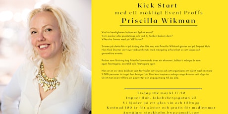 Kick Start med Priscilla Wiklund  primärbild