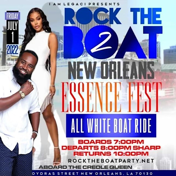 ROCK THE BOAT PT. 2 ALL WHITE BOAT RIDE PARTY | ESSENCE MUSIC FESTIVAL 2022 image