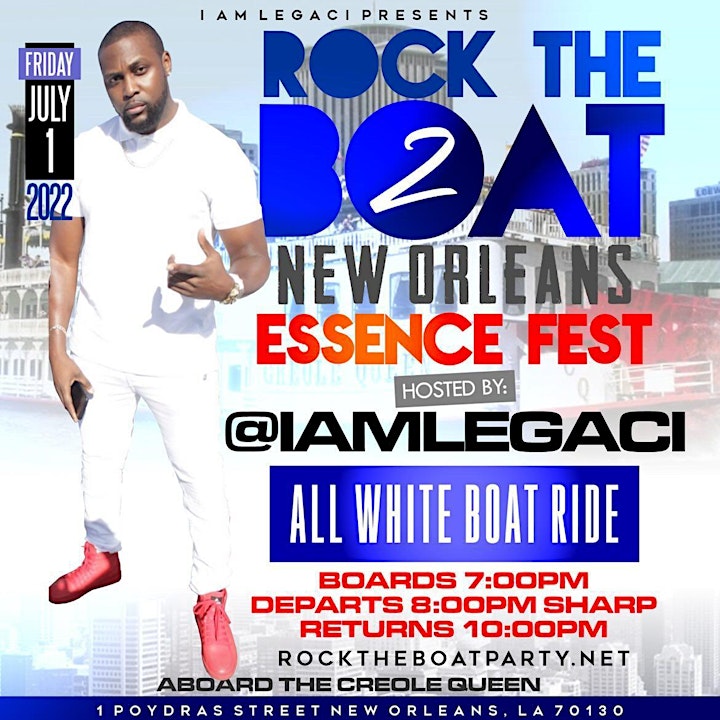 ROCK THE BOAT PT. 2 ALL WHITE BOAT RIDE PARTY | ESSENCE MUSIC FESTIVAL 2022 image