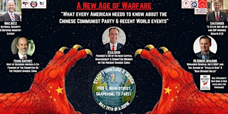 A New Age of Warfare: What Every American Needs to Know About The CCP! tickets