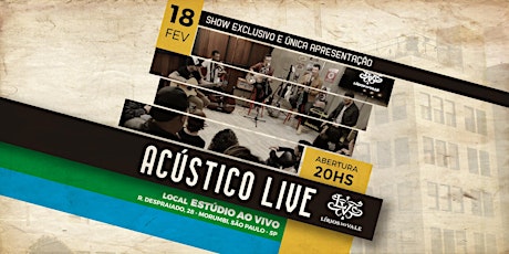 Imagem principal do evento Lírios do Vale Acústico Live