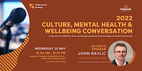 2022 Culture, Mental Health & Wellbeing Conversation tickets