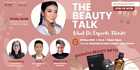 The Beauty Talk: What Do Experts Think? tickets