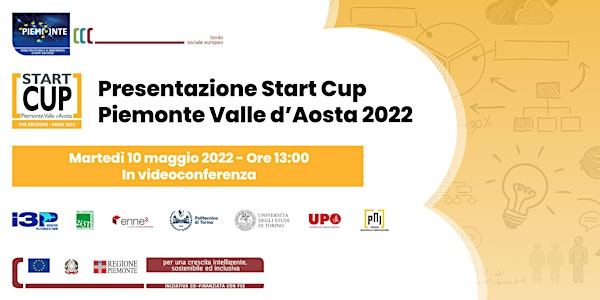 Presentazione Start Cup Piemonte Valle d'Aosta 2022