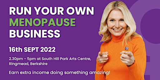 Run Your Own Menopause Business.  Find Out How.