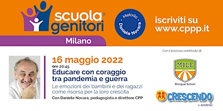 Scuola Genitori Milano: Educare con coraggio tra pandemia e guerra biglietti