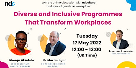 Diversity and Inclusion Programmes That Transform Workplaces tickets