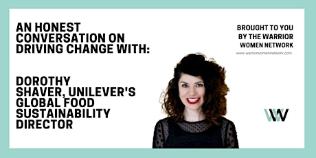 In conversation with Unilever's Global Food Sustainability Director tickets