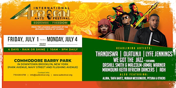 51st International African Arts Festival (IAAFestival2022)