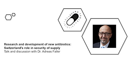 Research and development of new antibiotics - Keynote by Dr. Adreas Faller billets