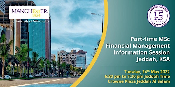 Jeddah: Part-time MSc Financial Management Information Session