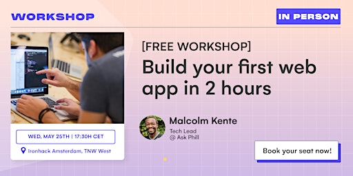 [FREE WORKSHOP] Build your first web app in 2 hours