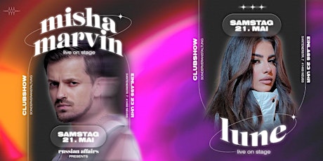 Misha Marvin LIVE @Showroom X LUNE Clubshow @XO Tickets