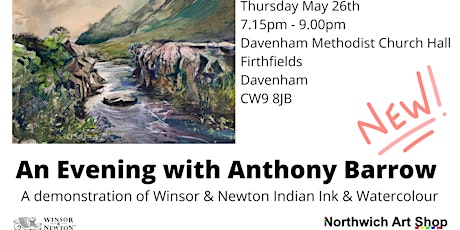 Demonstration of Winsor & Newton Indian Ink & watercolour tickets