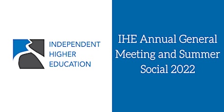 IHE Annual General Meeting and Summer Social 2022 tickets
